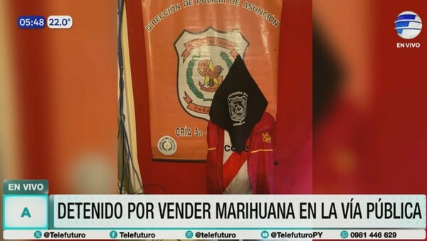 Detienen a un hombre con marihuana en la Chacarita