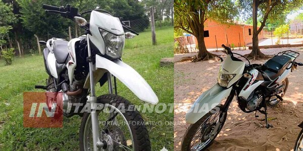 DOCENTE DENUNCIA HURTO DE MOTOCICLETA EN SAN PEDRO DEL PARANÁ