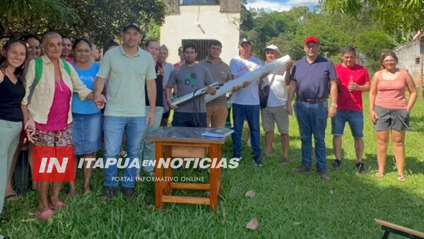 DONACIÓN DE MOTOR MEJORA EL ACCESO AL AGUA EN EL BARRIO SAN CARLOS