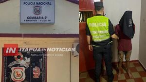 DETIENEN A HOMBRE CON ORDEN DE CAPTURA EN ENCARNACIÓN