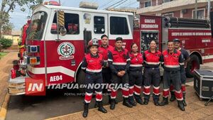 CUERPO DE BOMBEROS VOLUNTARIOS DE ENCARNACIÓN CELEBRA 46 AÑOS DE SERVICIO