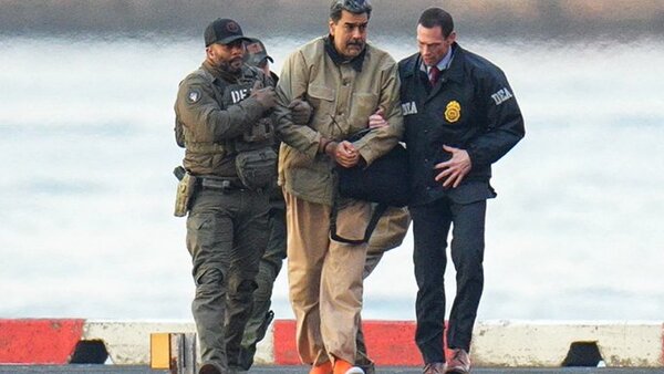 Maduro y su esposa asisten a la primera vista ante juez tras su detención