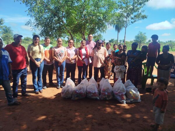 Entrega de víveres beneficia a comunidades indígenas en Arroyito - Concepción al Día
