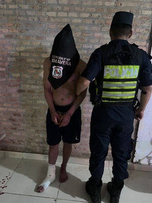 Aprehenden a joven tras causar disturbios con armas blancas en el barrio Primavera - Concepción al Día