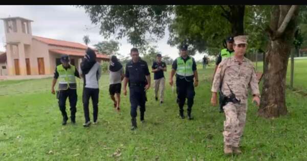 La Nación / Caraguatay: la Policía detuvo a dos ladrones dedicados al robo de campanas