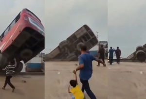 Tragedia en Bangladesh: al menos 18 muertos tras caer un autobús al río Padma