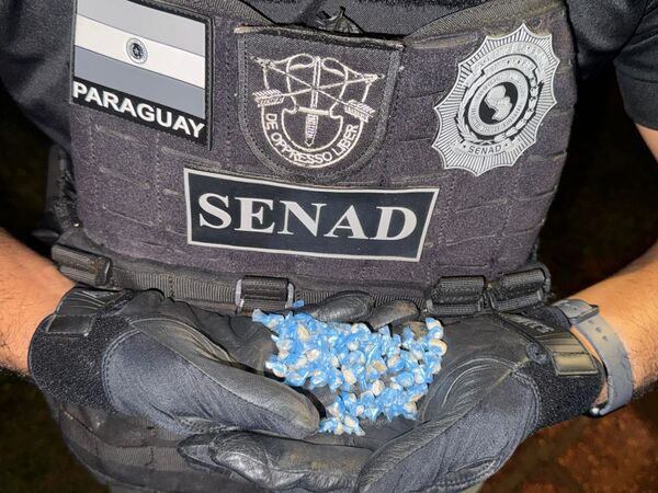 SENAD desarticula punto de microtráfico en Caaguazú y retira dosis de circulación