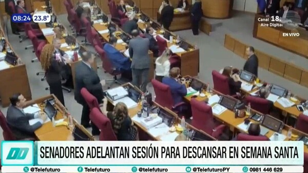 Se liberan antes: senadores adelantan sesión para tomarse toda la Semana Santa