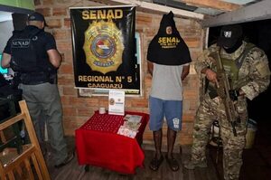 Desarticulan punto de microtráfico y retiran de circulación dosis de drogas en Caaguazú