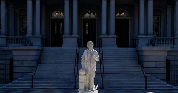 La Nación / Remodelación de la Casa Blanca incorpora una estatua de Cristóbal Colón
