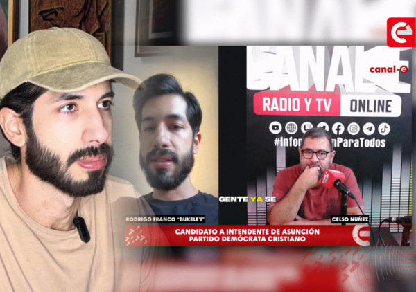 Rodrigo Franco, alias “Bukele’i”, lanza su candidatura y apunta a “achicar” la Municipalidad de Asunción - Canal-E