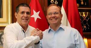 La Nación / Camilo Pérez se reunió con el presidente de la ANR