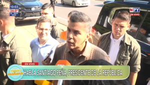 Santiago Peña fija postura sobre transporte público, salario mínimo y uso de fondos de Itaipú