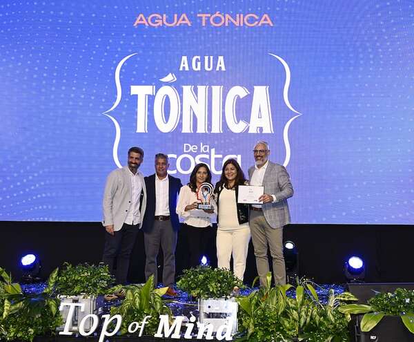 De La Costa logra el Top of Mind 2026 como el agua tónica más recordada en Paraguay - Negocios - ABC Color