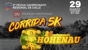 HOHENAU SE PREPARA PARA LA CORRIDA 5K EN EL MARCO DE SU 126° ANIVERSARIO