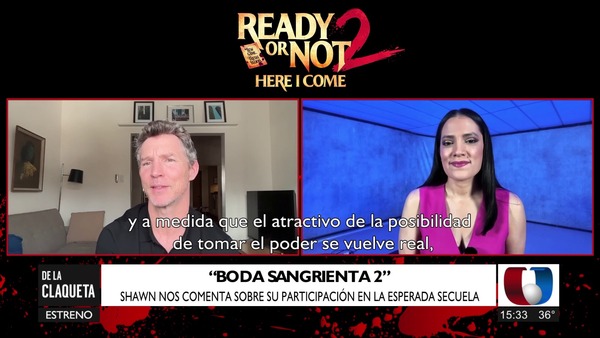 ¡Majo Peralta habló con la estrella de "Boda Sangrienta 2": Shawn Hatosy! | Unicanal