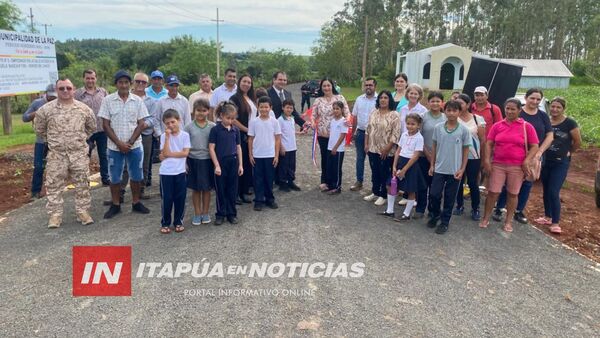 HABILITAN NUEVO TRAMO EMPEDRADO EN SUELO CUE PARA MEJORAR LA CONECTIVIDAD