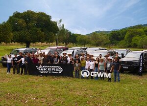 Santa Rosa Paraguay organizó Junto a GWM, la primera edición del Tankers Off Road Experience en Cordillera