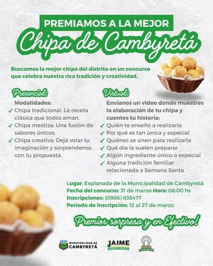 Cambyretá busca a su maestro chipero: Una competencia para revalorizar nuestras raíces