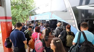 Asunción implementa operativo especial en la terminal por aumento de viajeros - ADN Digital