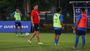 Primer entrenamiento en tierras brasileñas