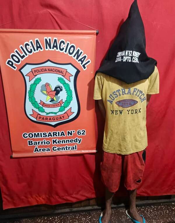 Capiatá: detenido tras robar vajillas a su vecina - Policiales - ABC Color