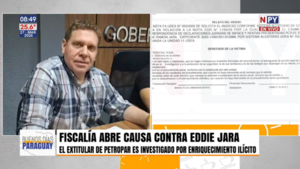 Fiscalía inicia causa contra Eddie Jara por presunto enriquecimiento ilícito