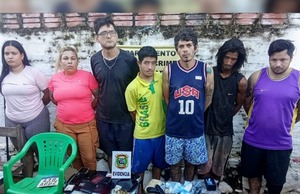 Red criminal: operativo en Ñemby termina con nueve detenidos y armas incautadas - ADN Digital