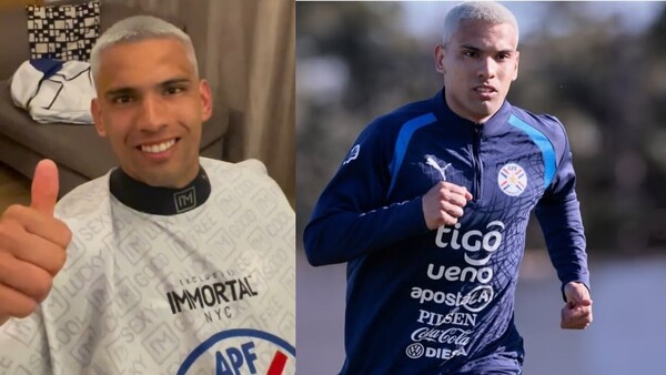 Diego Gómez estrenará su look platinado con la Albirroja