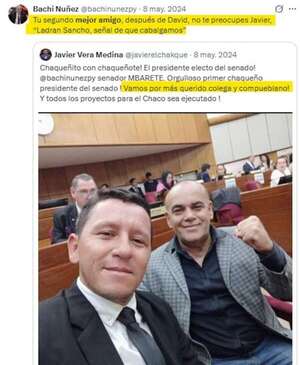 Cartismo alberga marginales y pedófilo y Bachi con Chaqueñito son “un solo corazón”  - Política - ABC Color