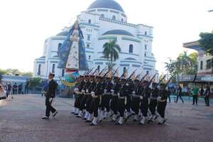Caacupé recordó al Tte. José María Fariña a 160 años de la hazaña de los lanchones - Nacionales - ABC Color