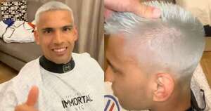 La Nación / Diego Gómez recibió sus 23 años con look “cabello de abuelito”