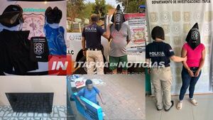 INVESTIGACIONES DETIENE A DOS SOSPECHOSOS POR HURTO DE TELEVISOR