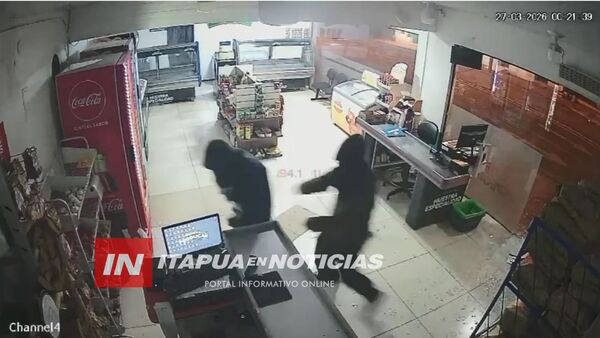 CÁMARAS DE SEGURIDAD CAPTAN HURTO AGRAVADO EN FRIGORÍFICO DE OBLIGADO