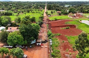Intensifican obras en tramos críticos de la calle Km. 9 de CDE financiadas por Itaipú | DIARIO PRIMERA PLANA