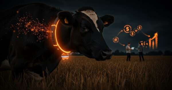 Collares con IA crean cercas vituales en el campo