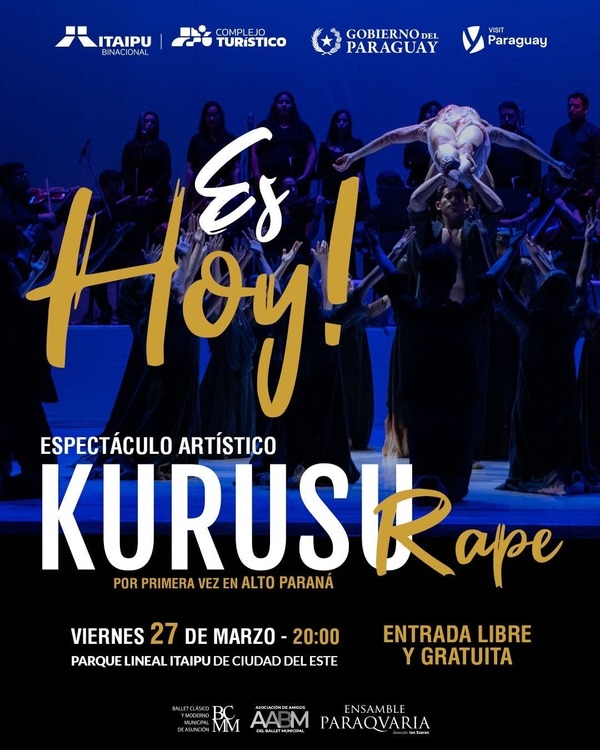 Arte y tradición: “Kurusú Rape” llega al Parque Lineal Itaipú