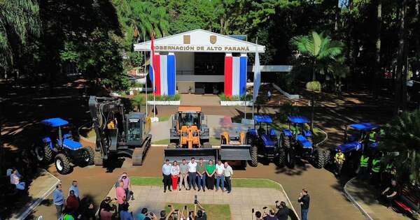 La Nación / Gobernación invierte en máquinas agrícolas y viales para apoyar al campo