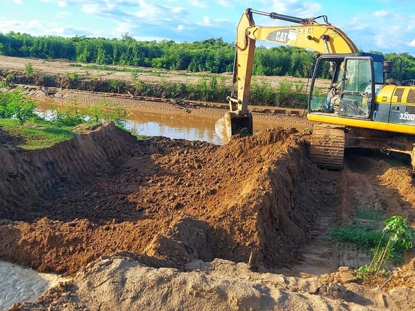 Tras bajante del Pilcomayo se intensifican los trabajos para garantizar el ingreso de agua - ADN Digital