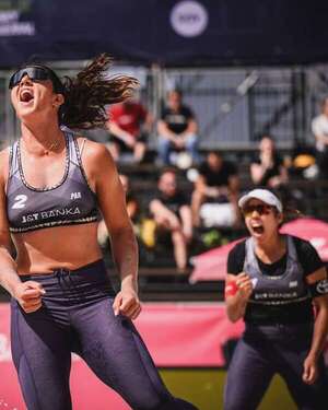 Circuito Mundial de Vóley playa: Michelle y Giuli avanzan en México - Polideportivo - ABC Color