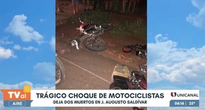 Choque entre motociclistas deja dos fallecidos en J. Augusto Saldívar | Unicanal