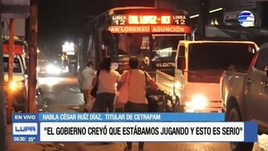 Cetrapam advierte “imposibilidad material” de operar y anticipa lunes caótico
