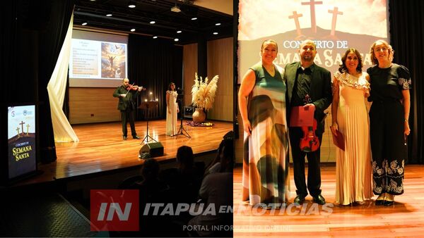  CONCIERTO DE SEMANA SANTA REUNIÓ A FAMILIAS EN ENCARNACIÓN