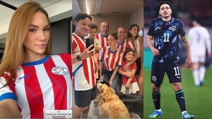 Novia brasileña de Mauricio Magalhães Prado ya alienta a la Albirroja