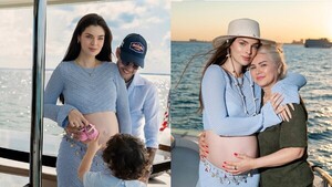 Ludy Ferreira, la “Abututi”, celebró la llegada de su primera nieta