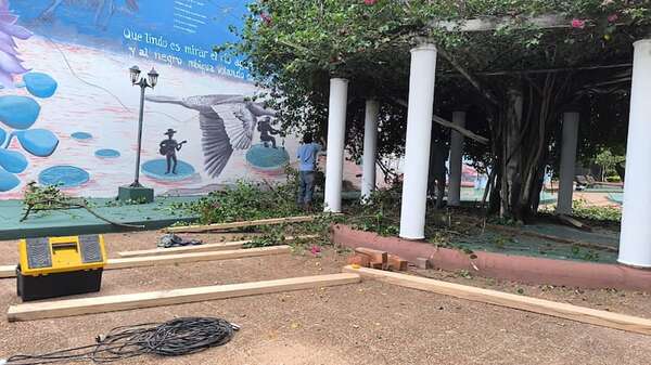 San Pedro de Ycuamandyyú a la deriva: ciudadanía se organiza y recupera espacios públicos - Nacionales - ABC Color