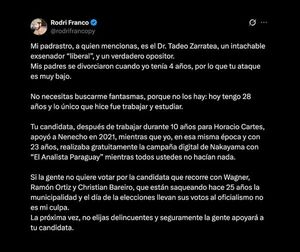 Filizzola arremete contra Bukele’i y el candidato le responde - El Trueno