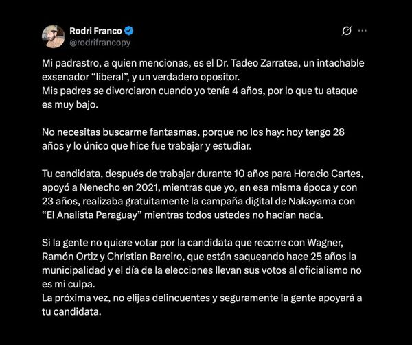 Filizzola arremete contra Bukele’i y el candidato le responde - El Trueno