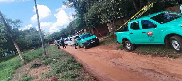 ANDE intervino 110 conexiones clandestinas en la ciudad de Caaguazú