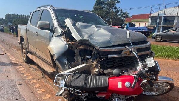 Minga Guazú: Un accidente fatal deja a una mujer sin vida y un herido